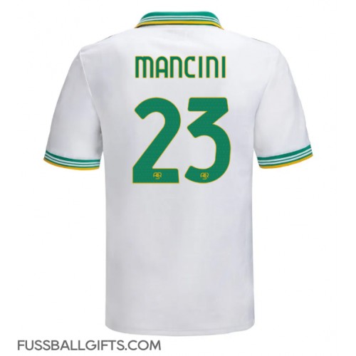 AS Roma Gianluca Mancini #23 Fußballbekleidung 3rd trikot 2025-26 Kurzarm AS Roma Gianluca Mancini #23 Fußballbekleidung 3rd trikot 2025-26 Kurzarm